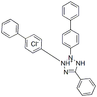 2,3-Di(4-biphenylyl)-5-phenyl-2H-tetrazolium chloride Struktur