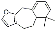 (-)-5,5a,6,10-Tetrahydro-6,6-dimethyl-4H-benzo[5,6]cyclohepta[1,2-b]furan Struktur