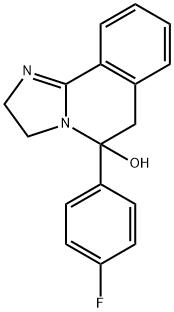 2,3,5,6-Tetrahydro-5-(4-fluorophenyl)imidazo[2,1-a]isoquinolin-5-ol Struktur