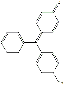 4-[(4-hydroxyphenyl)-phenyl-methylidene]cyclohexa-2,5-dien-1-one Struktur