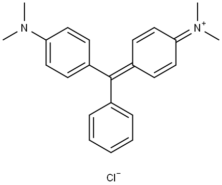 (4-(alpha-(4-(Dimethylamino)-phenyl)benzyliden)cyclohexa-2,5-dien-1-yliden)dimethylammonium-chlorid