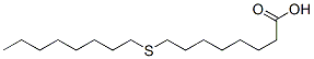 8-(Octylthio)octanoic acid Struktur