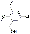 5-Chloro-3-ethyl-2-methoxybenzyl alcohol Struktur