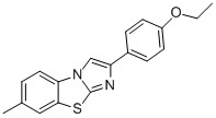 2-(4-ETHOXYPHENYL)-7-METHYLIMIDAZO[2,1-B]BENZOTHIAZOLE Struktur