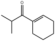 1-(1-cyclohexenyl)-2-methylpropan-1-one Struktur