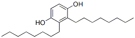 Dioctyl hydroquinone Struktur