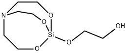 2-(2,8,9-TRIOXA-5-AZA-1-SILABICYCLO[3.3.3]UNDEC-1-YLOXY)ETHANOL Struktur