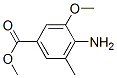 Benzoic acid, 4-amino-3-methoxy-5-methyl-, methyl ester (9CI) Struktur