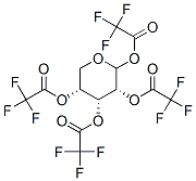 1,2,3,4-Tetrakis-O-(trifluoroacetyl)pentopyranose Struktur