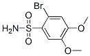 2-BROMO-4,5-DIMETHOXYBENZENESULFONAMIDE Struktur