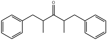 2,4-Dibenzyl-3-pentanone Struktur