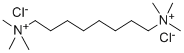 HEXAMETHYLOCTAMETHYLENEBISAMMONIUMCHLORIDE Struktur