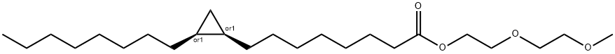 2-(2-METHOXYETHOXY)-ETHYL 8-(CIS-2-N-*OC TYLCYCLOPRO Struktur