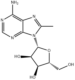 8-methyladenosine Struktur