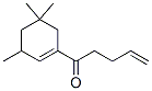 1-(3,5,5-trimethyl-1-cyclohexen-1-yl)pent-4-en-1-one Struktur