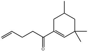 1-(3,3,5-trimethyl-1-cyclohexen-1-yl)pent-4-en-1-one Struktur