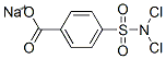 sodium 4-[(dichloroamino)sulphonyl]benzoate Struktur