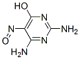 2,4-Diamino-6-hydroxy-5-nitrosopyrimidine Struktur