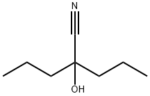 2-hydroxy-2-propylvaleronitrile  Struktur