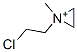 N-2-Chloroethyl-N-methylaziridinium  Struktur