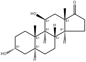 11-BETA-HYDROXYANDROSTERONE Struktur