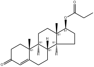 Testosterone propionate Struktur