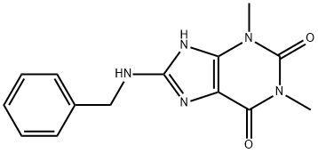 8-Benzylaminotheophylline Struktur