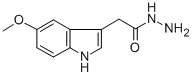 (5-METHOXY-1H-INDOL-3-YL)-ACETIC ACID HYDRAZIDE Struktur