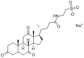 SODIUM TAURODEHYDROCHOLATE Struktur