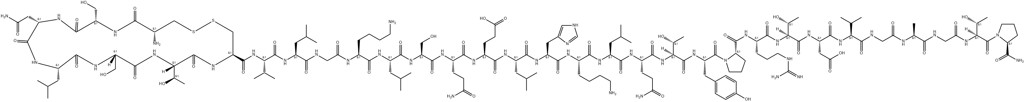 Calcitonin eel Structure