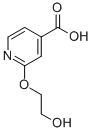 2-(2-羥基乙氧基)吡啶-4-羧酸, 570408-53-6, 結(jié)構(gòu)式