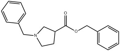 Benzyl N-Benzylpyrrolidine-3-carboxylate Struktur