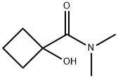 Cyclobutanecarboxamide, 1-hydroxy-N,N-dimethyl- (9CI) Struktur