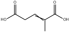 2-methylpent-2-enedioic acid Struktur