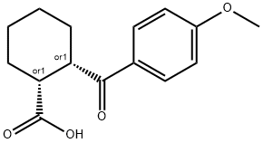 CIS-2-(4-METHOXYBENZOYL)CYCLOHEXANE-1-CARBOXYLIC ACID price.