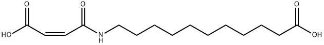 N-(10-CARBOXYDECANYL)MALEAMIDEIC ACID Struktur