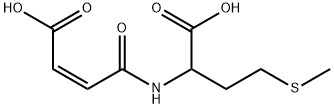 (Z)-N-(3-carboxy-1-oxoallyl)-DL-methionine Struktur