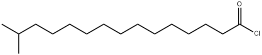 14-METHYLPENTADECANOYL CHLORIDE Struktur