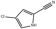 4-CHLORO-1H-PYRROLE-2-CARBONITRILE Struktur