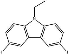 9-ETHYL-3,6-DIIODO-9H-CARBAZOLE Struktur