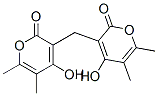 3,3'-Methylenebis[4-hydroxy-5,6-dimethyl-2H-pyran-2-one] Struktur