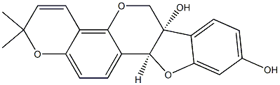 glyceollin Struktur