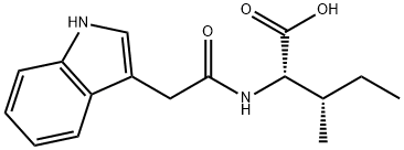 N-(3-吲哚乙酰基)-L-異亮氨酸, 57105-45-0, 結(jié)構(gòu)式