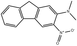 2-DIMETHYLAMINO-3-NITROFLUORENE Struktur