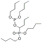 [1-(Dibutoxyphosphinooxy)butyl]phosphonic acid dibutyl ester Struktur