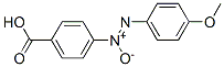 Benzoic acid, 4-((4-methoxyphenyl)azoxy)- Struktur