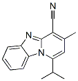 Pyrido[1,2-a]benzimidazole-4-carbonitrile, 3-methyl-1-(1-methylethyl)- (9CI) Struktur