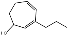 2,4-Cycloheptadien-1-ol, 3-propyl- (9CI) Struktur