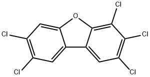 2,3,4,7,8-Pentachlorodibenzofuran Struktur