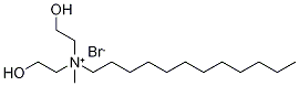 N,N-Bis(2-hydroxyethyl)-N-methyldodecan-1-aminium bromide Struktur